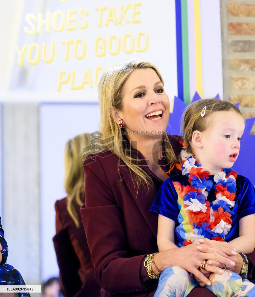 Queen Maxima Visits Schoenenkwartier Museum - Netherlands