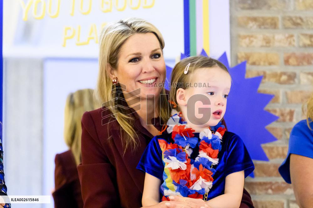 Queen Maxima Visits Schoenenkwartier Museum - Netherlands
