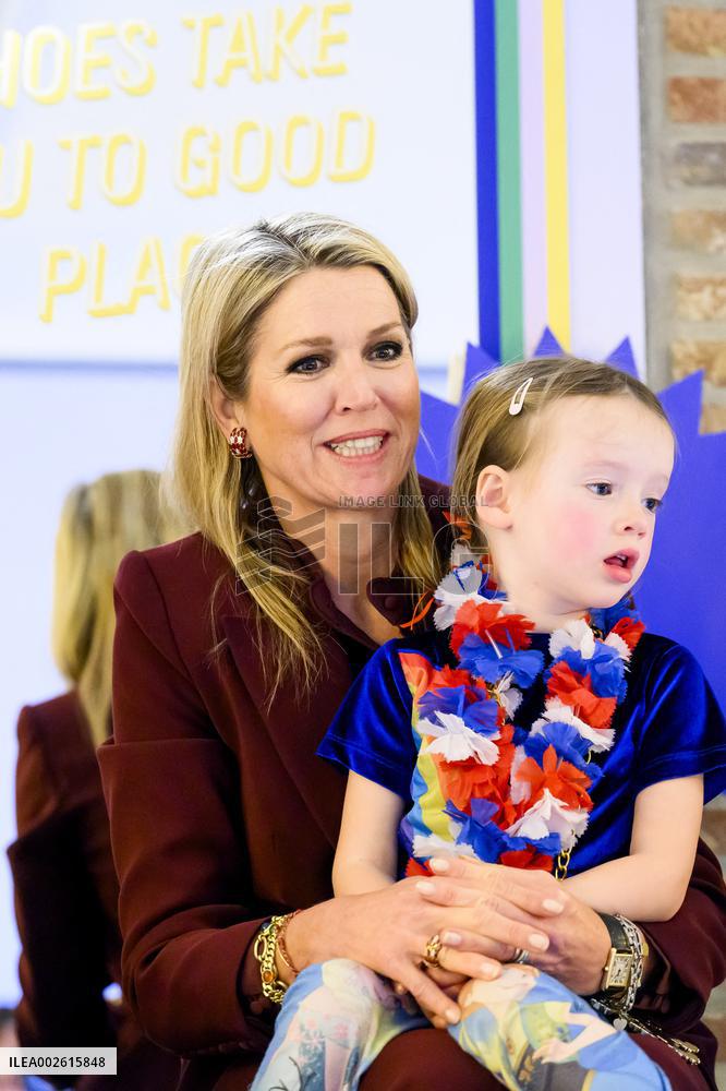 Queen Maxima Visits Schoenenkwartier Museum - Netherlands