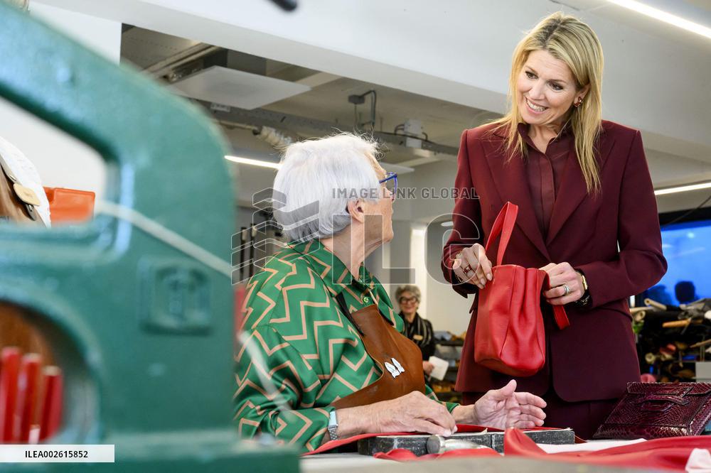 Queen Maxima Visits Schoenenkwartier Museum - Netherlands