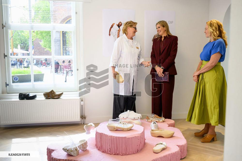 Queen Maxima Visits Schoenenkwartier Museum - Netherlands