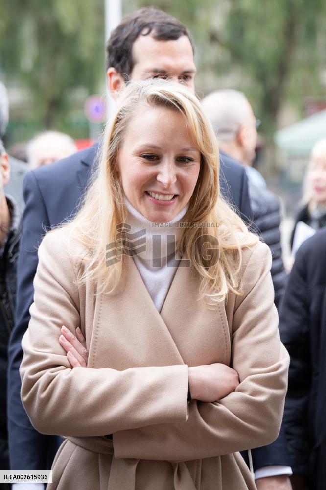 Marion Marechal Campaign Visit To Nice