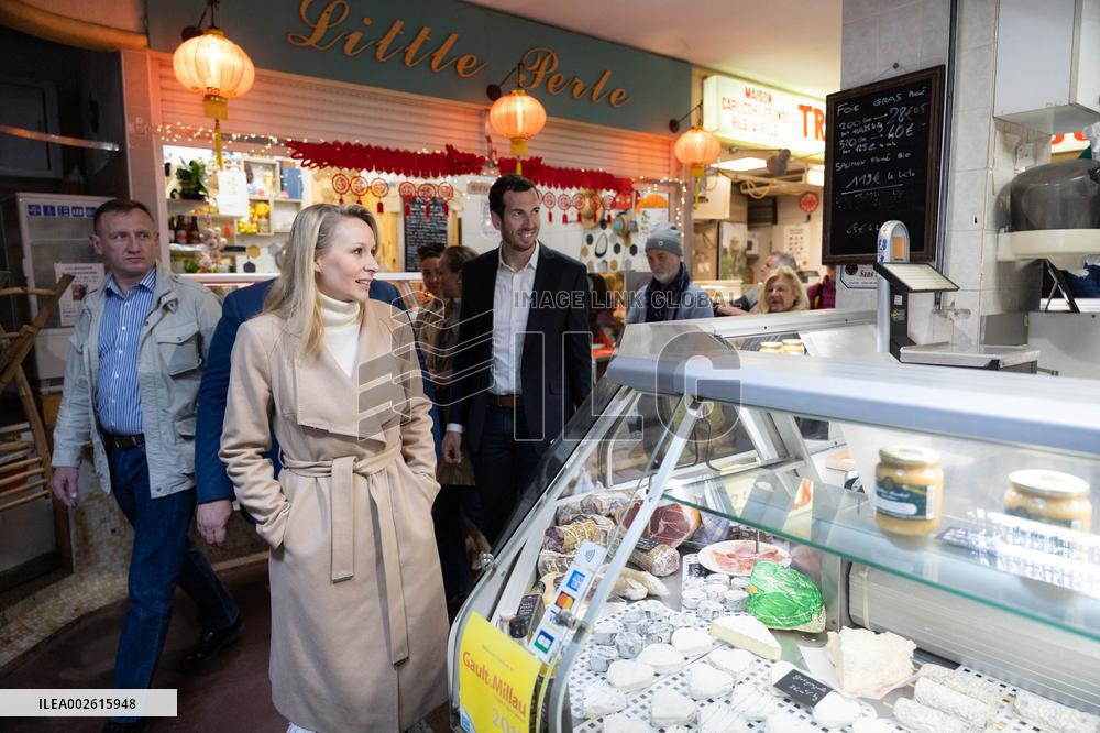 Marion Marechal Campaign Visit To Nice