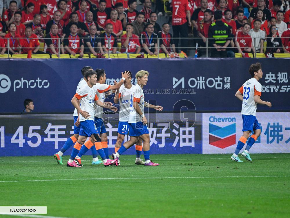 (SP)CHINA-CHENGDU-FOOTBALL-CSL-SHANDONG VS CHENGDU (CN)