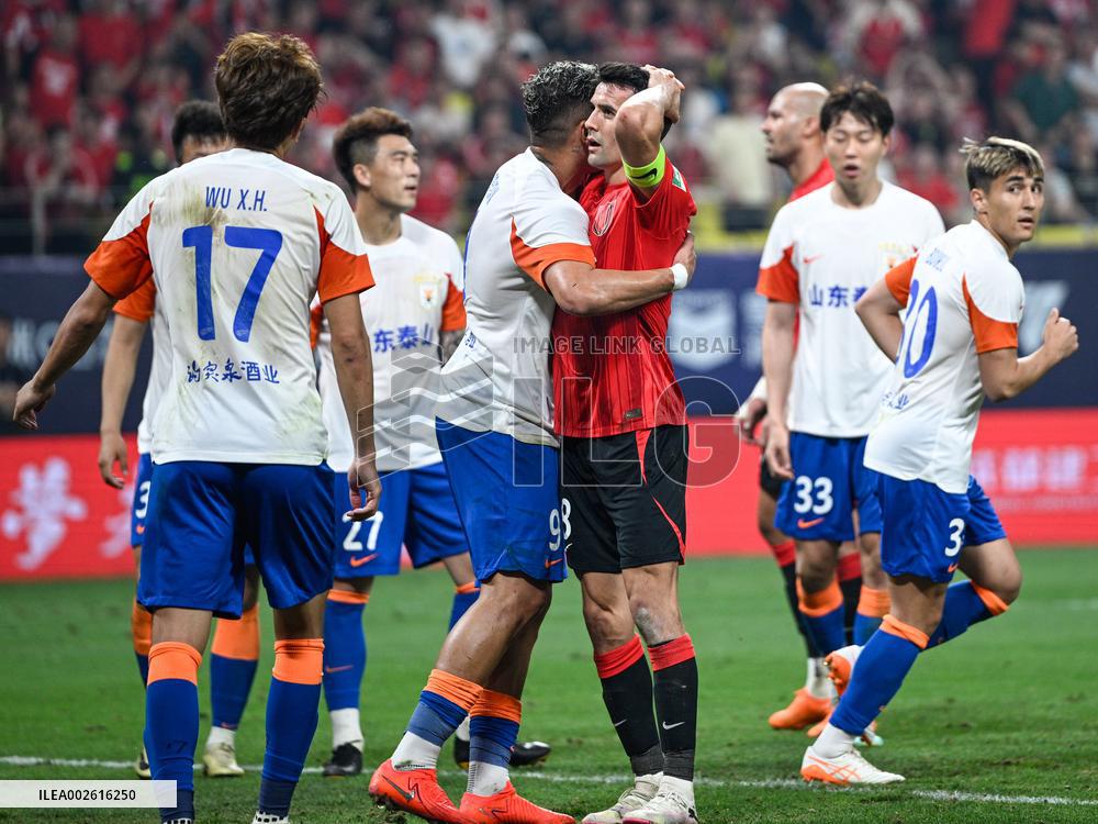 (SP)CHINA-CHENGDU-FOOTBALL-CSL-SHANDONG VS CHENGDU (CN)