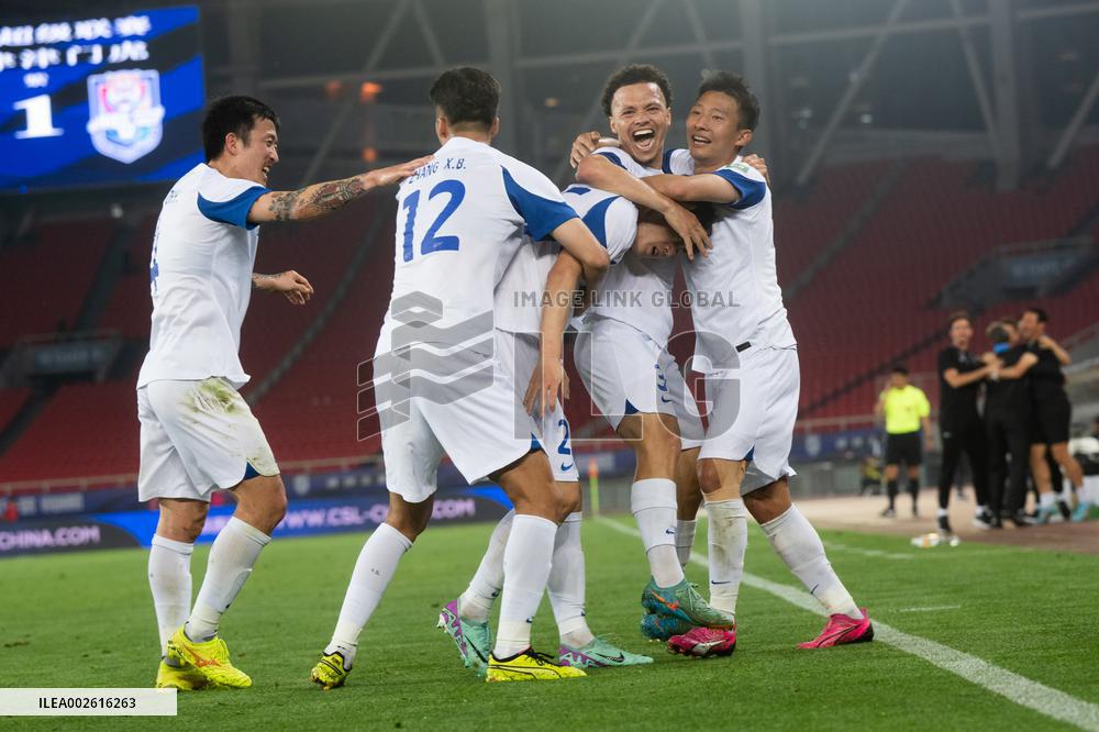 (SP)CHINA-WUHAN-FOOTBALL-CSL-WUHAN VS TIANJIN (CN)