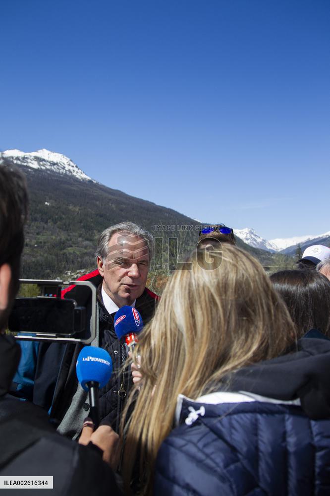 IOC Delegation Visits Future Olympic Infrastructures - France