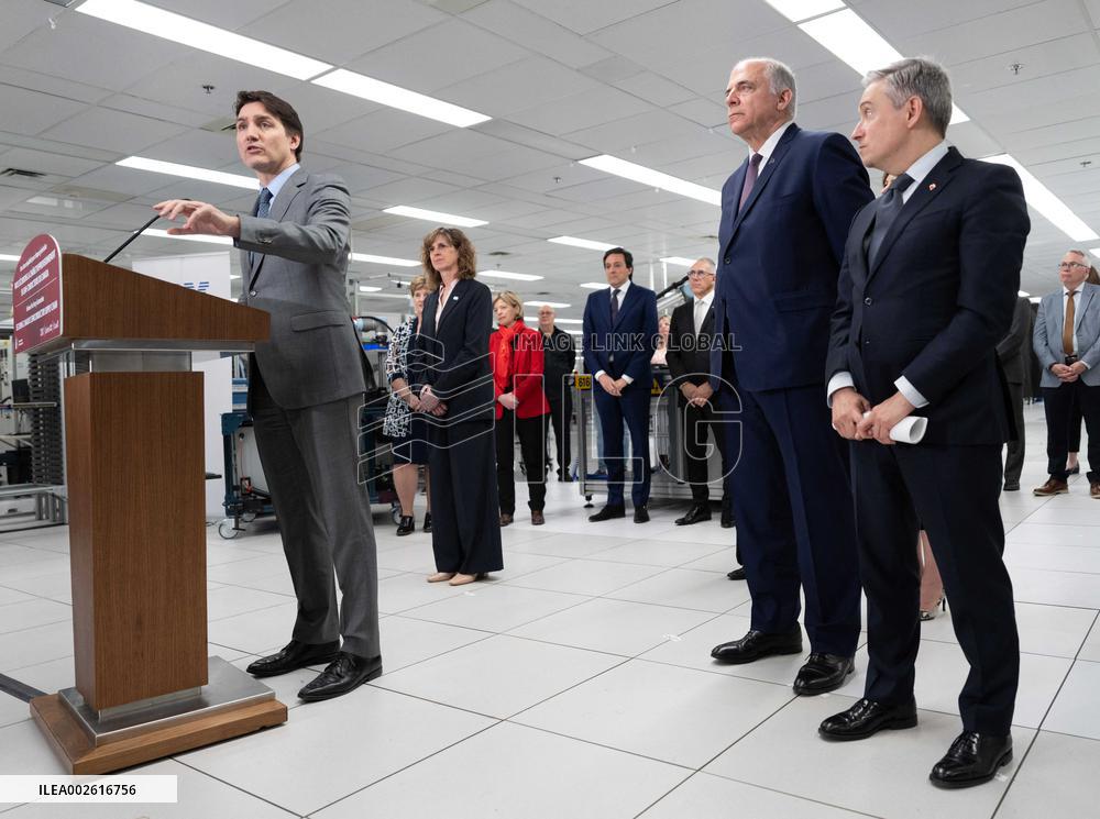PM Justin Trudeau Makes Announcement At IBM - Canada