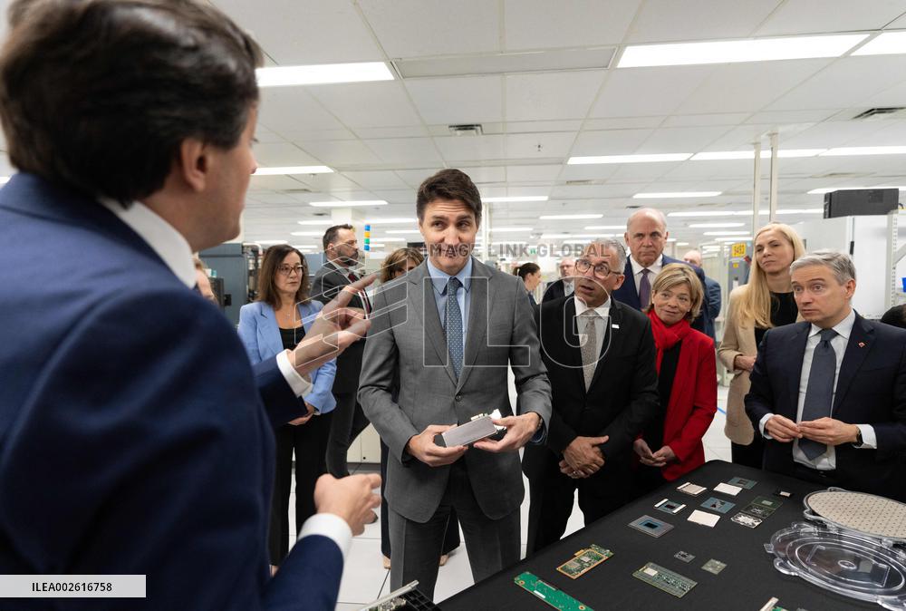 PM Justin Trudeau Makes Announcement At IBM - Canada