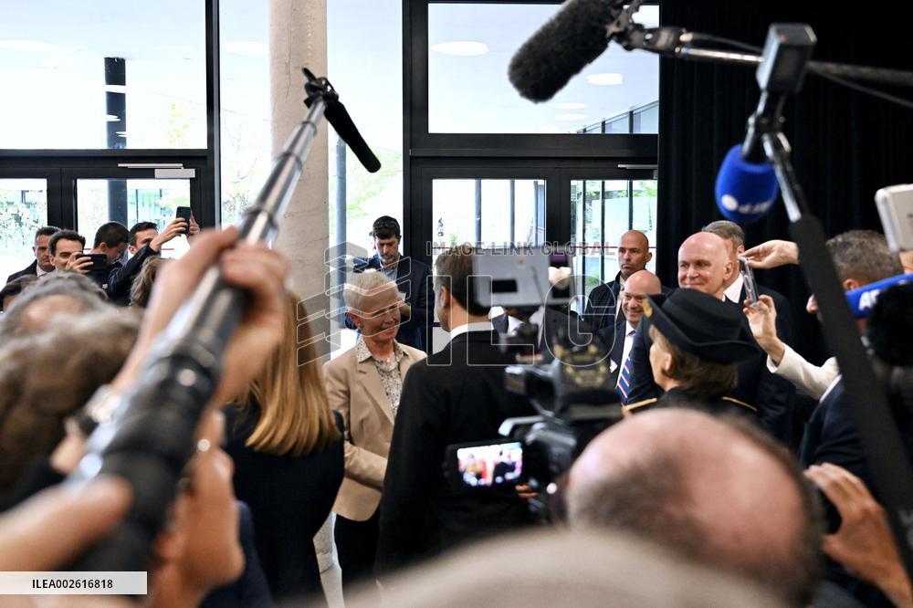 President Macron Visits Strasbourg - France