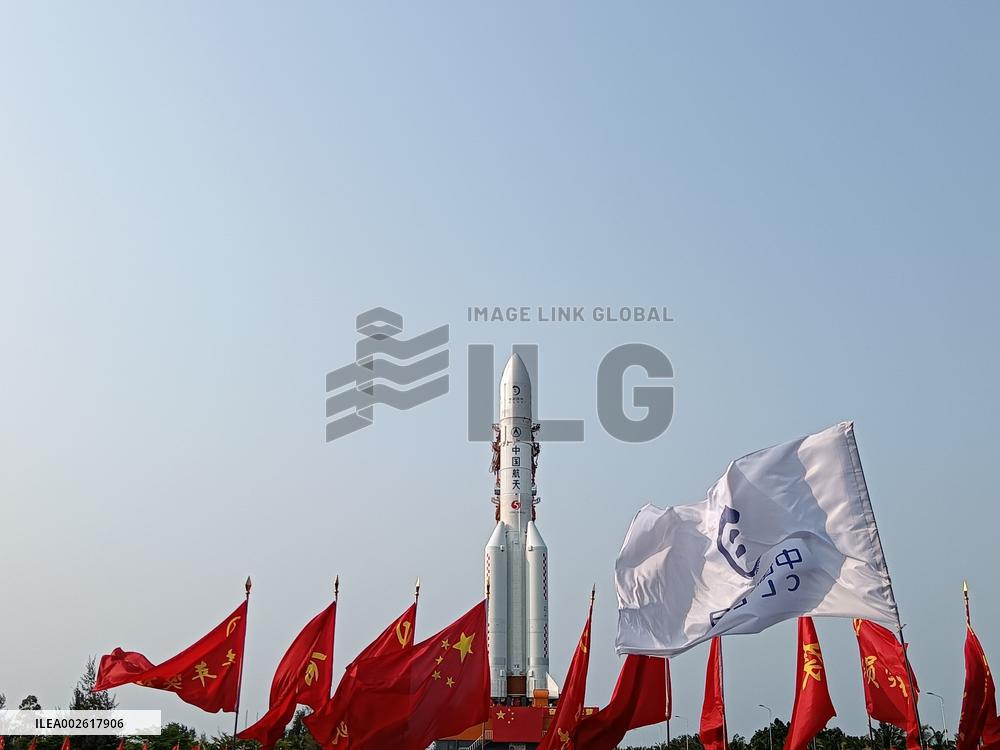 (EyesonSci)CHINA-HAINAN-WENCHANG-CHANG'E 6-LUNAR PROBE-LAUNCH PREPARATION (CN)