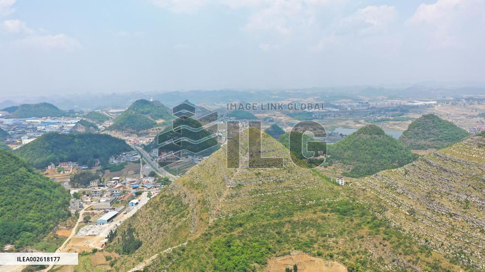 Pyramid-shaped Karst Mountain in Qianxinan