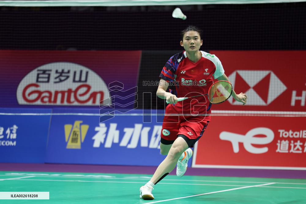 (SP)CHINA-CHENGDU-BADMINTON-UBER CUP-CHN VS SGP(CN)