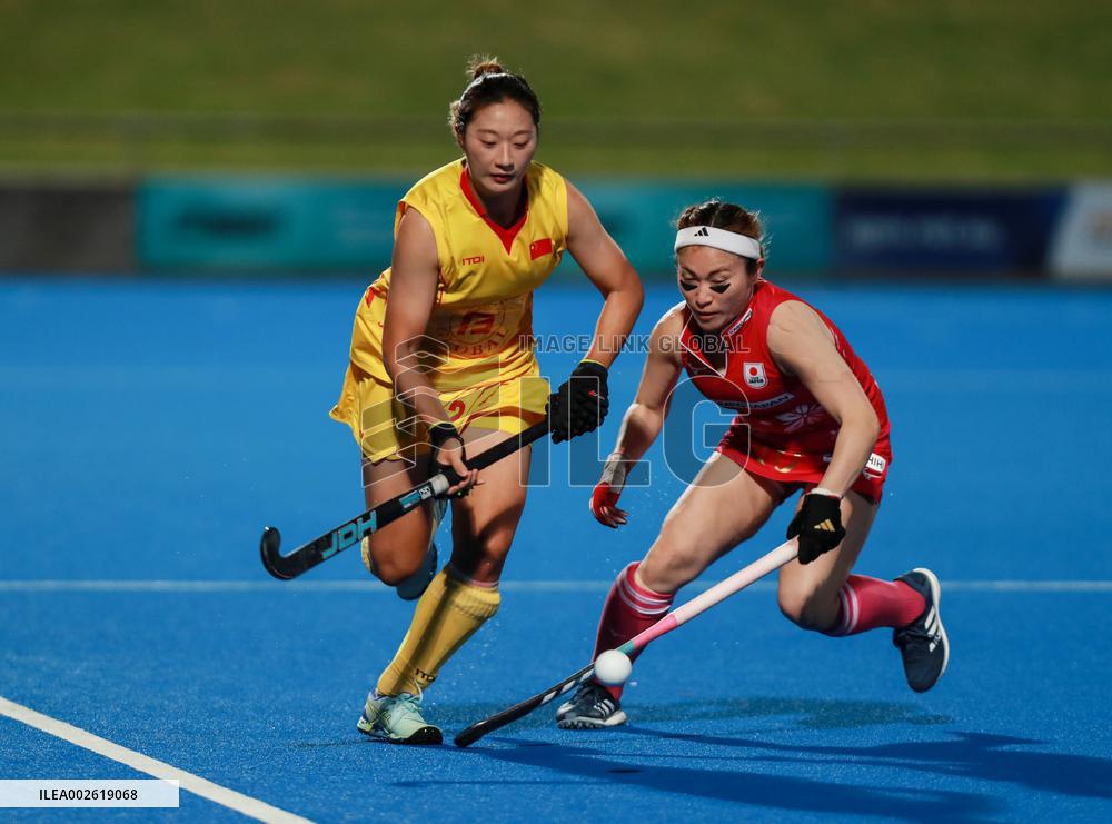 (SP)AUSTRALIA-PERTH-HOCKEY-WOMEN-CHINA VS JAPAN