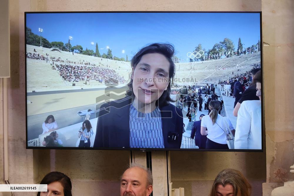 Grande Dictee du Sport at Dome of the Institut de France