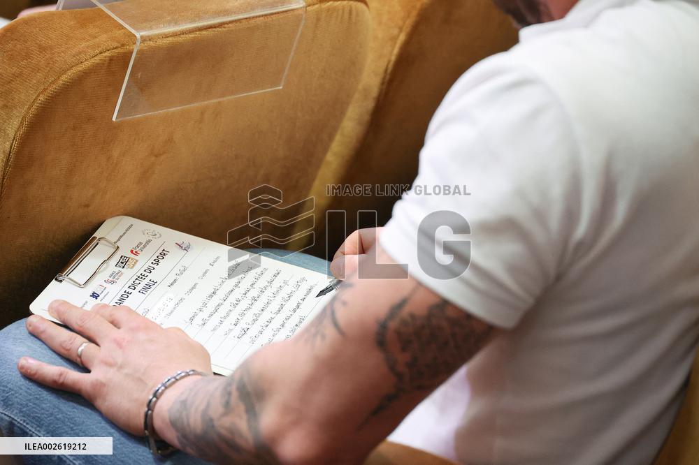 Grande Dictee du Sport at Dome of the Institut de France