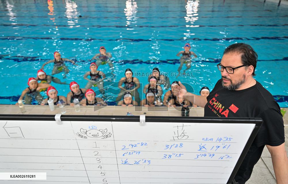 (SP)CHINA-TIANJIN-WATER POLO-GREEK COACH(CN)