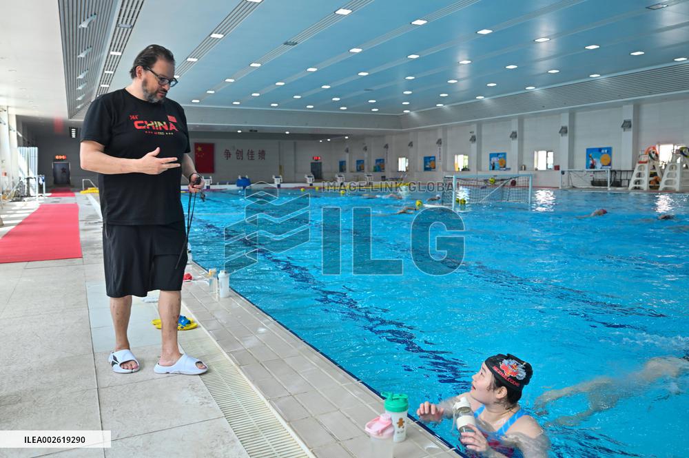 (SP)CHINA-TIANJIN-WATER POLO-GREEK COACH(CN)