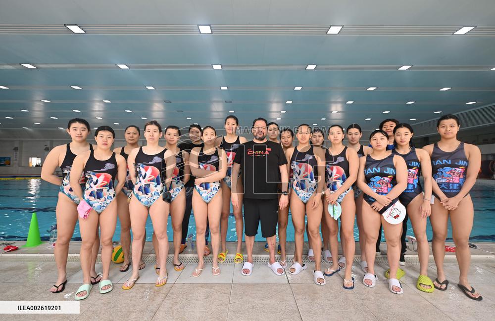 (SP)CHINA-TIANJIN-WATER POLO-GREEK COACH(CN)