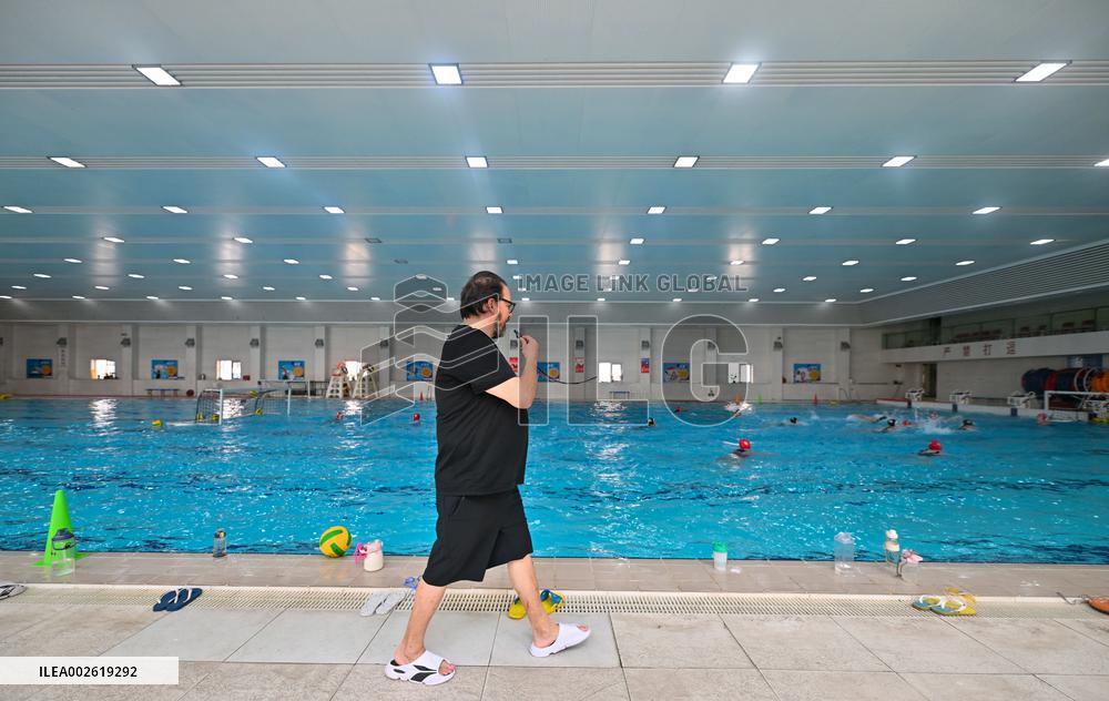 (SP)CHINA-TIANJIN-WATER POLO-GREEK COACH(CN)