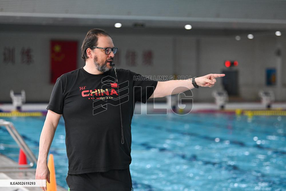(SP)CHINA-TIANJIN-WATER POLO-GREEK COACH(CN)