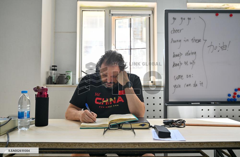(SP)CHINA-TIANJIN-WATER POLO-GREEK COACH(CN)
