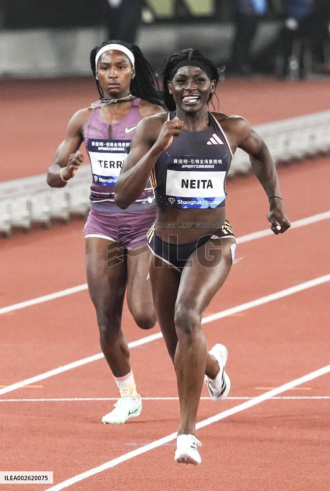 (SP)CHINA-SUZHOU-ATHLETICS-DIAMOND LEAGUE-WOMEN'S 200M (CN)