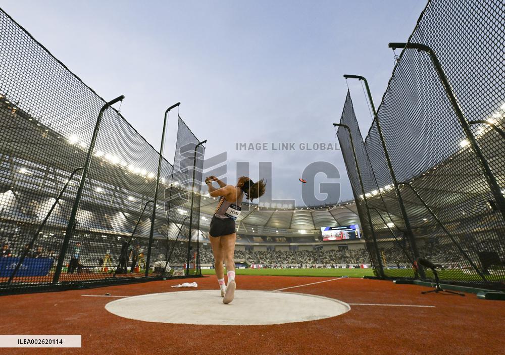 (SP)CHINA-SUZHOU-ATHLETICS-DIAMOND LEAGUE-WOMEN'S DISCUS THROW (CN)