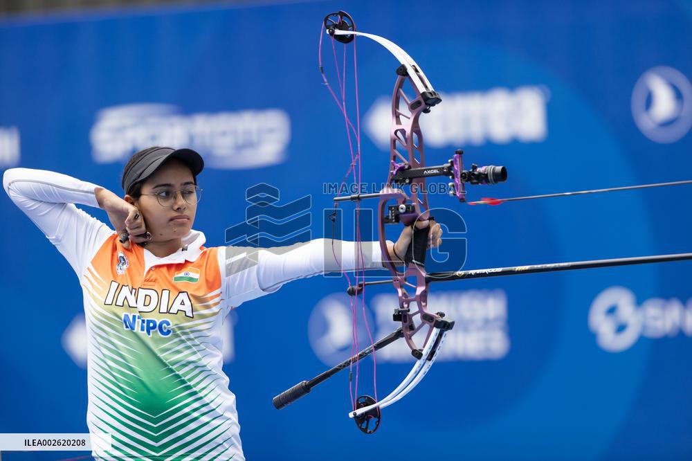 (SP)CHINA-SHANGHAI-ARCHERY WORLD CUP-STAGE 1 (CN)