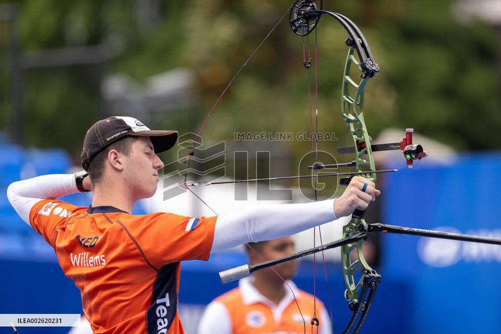 (SP)CHINA-SHANGHAI-ARCHERY WORLD CUP-STAGE 1 (CN)