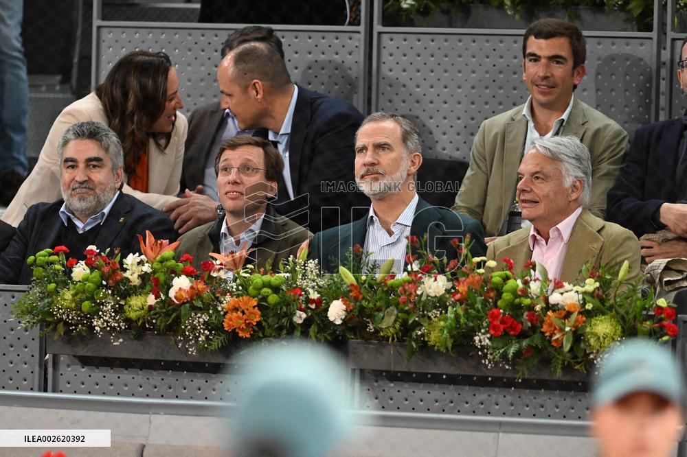 King Felipe VI At The Mutua Madrid Open