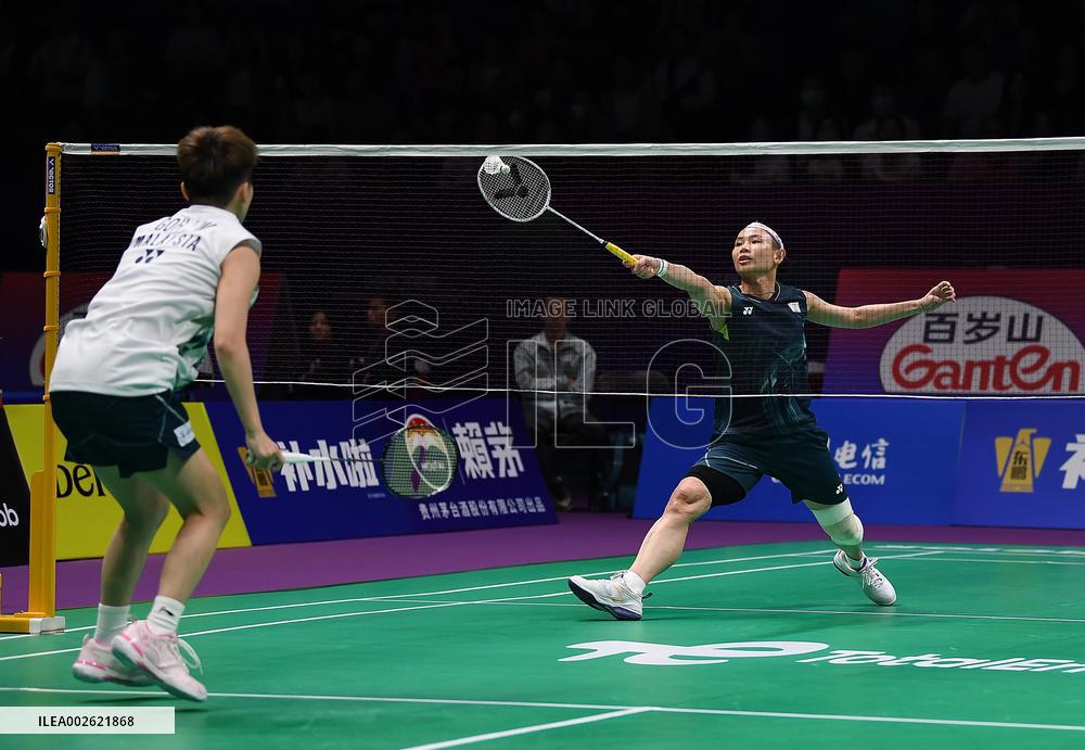 (SP)CHINA-CHENGDU-BADMINTON-UBER CUP-TPE VS MAS(CN)