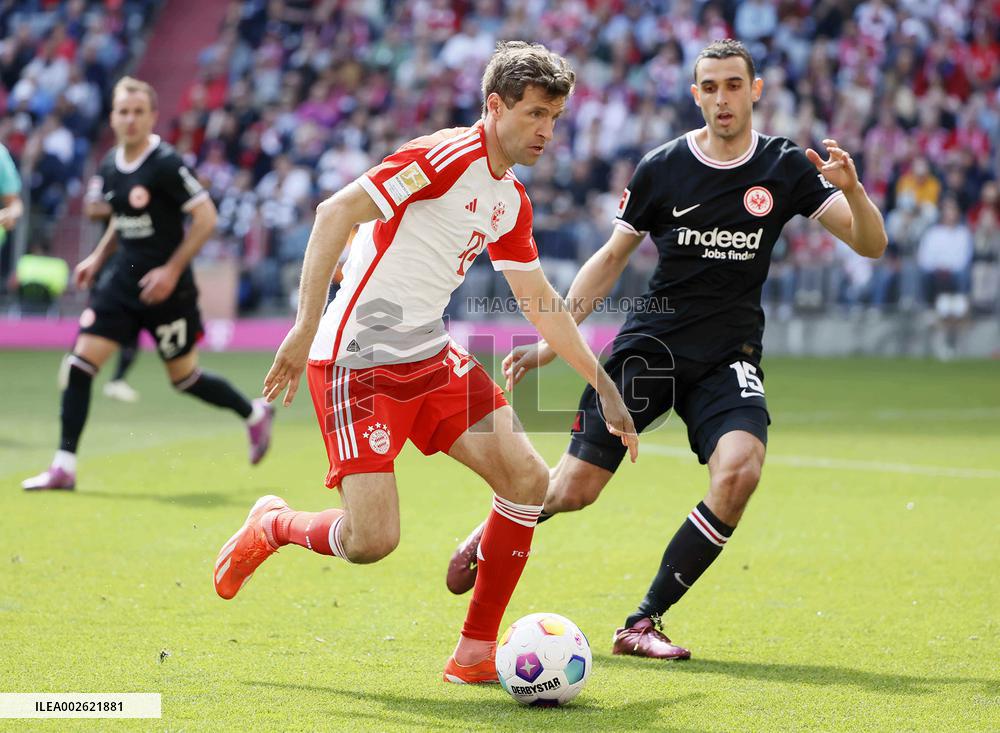 (SP)GERMANY-MUNICH-FOOTBALL-BUNDESLIGA-BAYERN MUNICH VS FRANKFURT