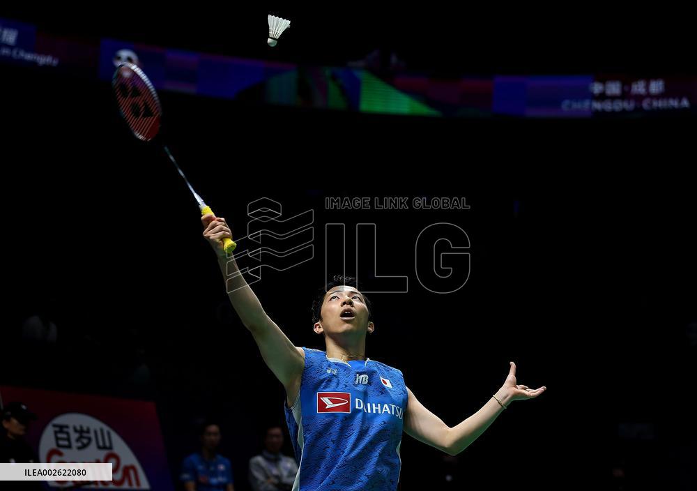 (SP)CHINA-CHENGDU-BADMINTON-THOMAS CUP-JPN VS CZE(CN)