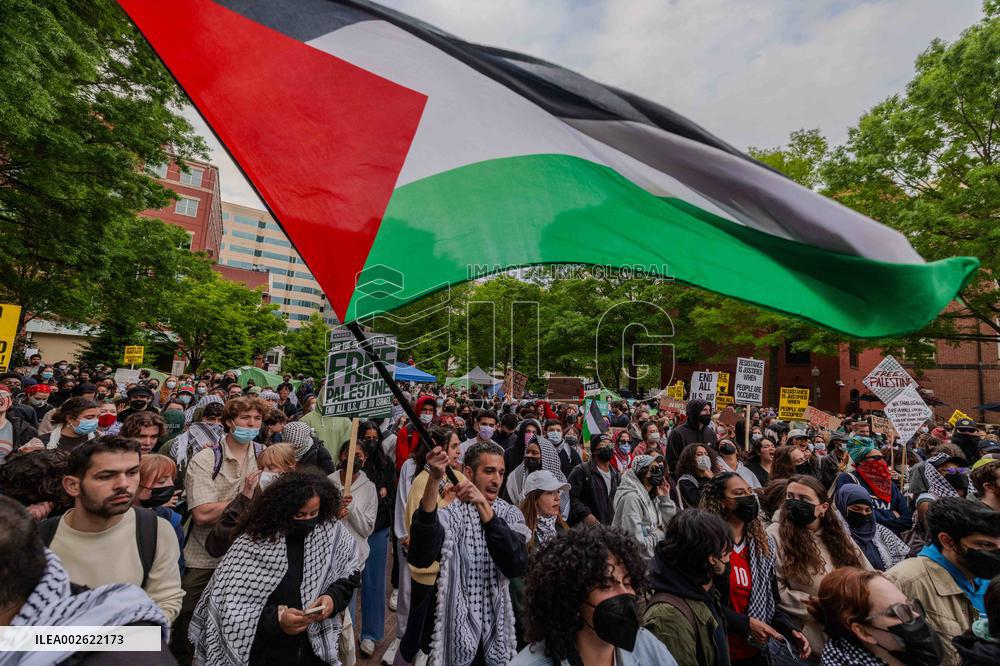 Gaza Campus Protests Spread Across The US - Washington