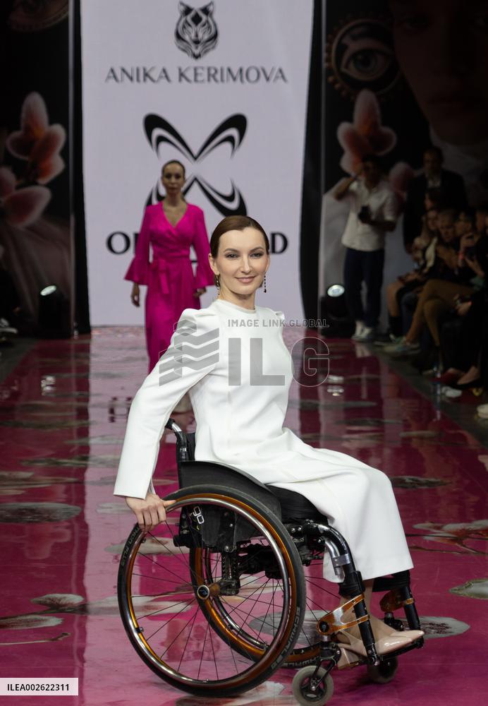 RUSSIA-MOSCOW-VOLGA FASHION WEEK-MODELS WITH DISABILITIES