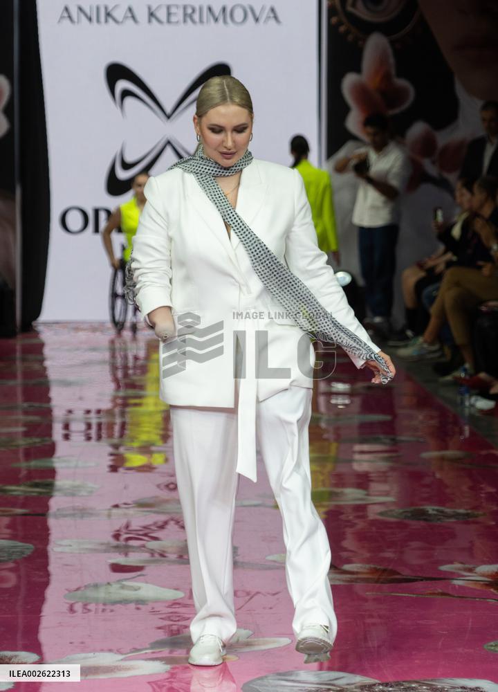 RUSSIA-MOSCOW-VOLGA FASHION WEEK-MODELS WITH DISABILITIES