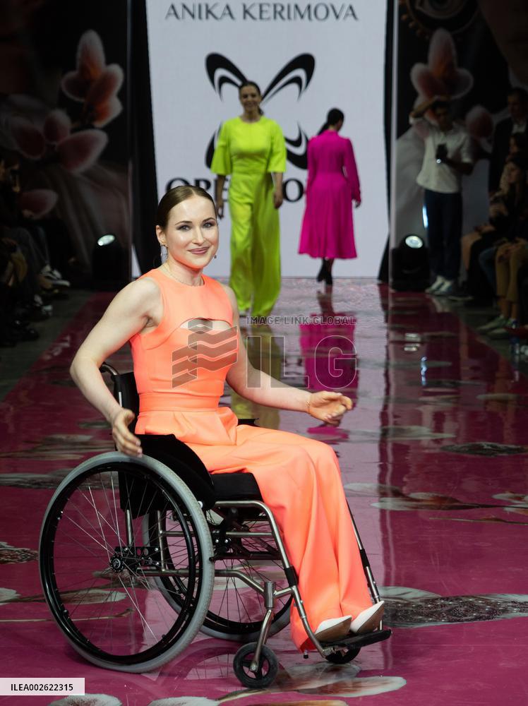 RUSSIA-MOSCOW-VOLGA FASHION WEEK-MODELS WITH DISABILITIES