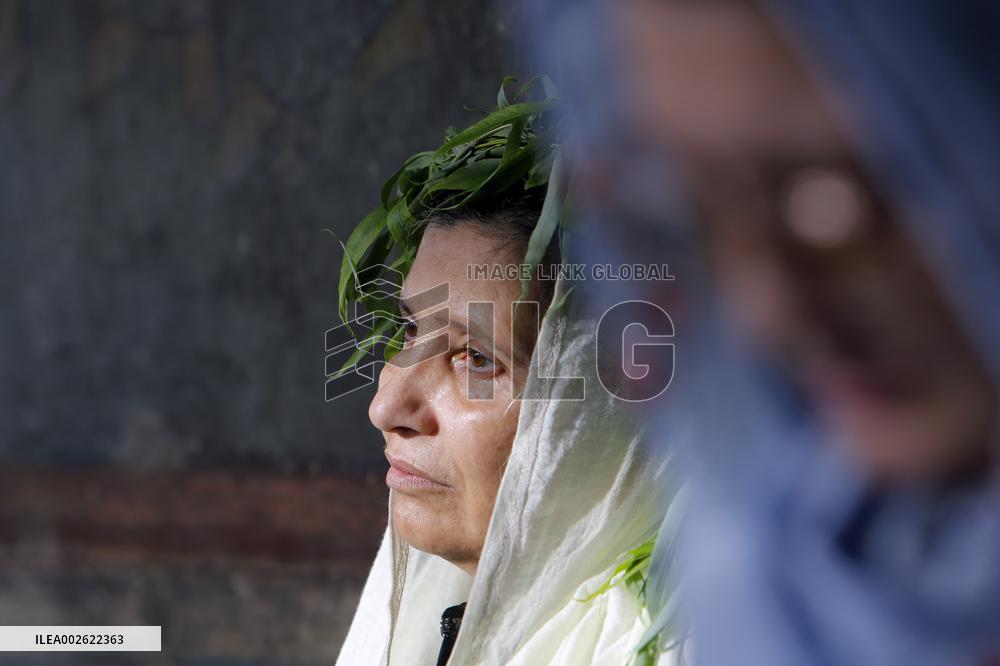ROMANIA-BUCHAREST-ORTHODOX PALM SUNDAY
