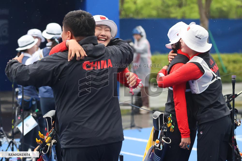 (SP)CHINA-SHANGHAI-ARCHERY WORLD CUP-STAGE 1 (CN)