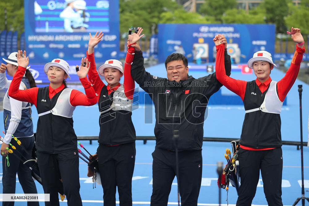 (SP)CHINA-SHANGHAI-ARCHERY WORLD CUP-STAGE 1 (CN)