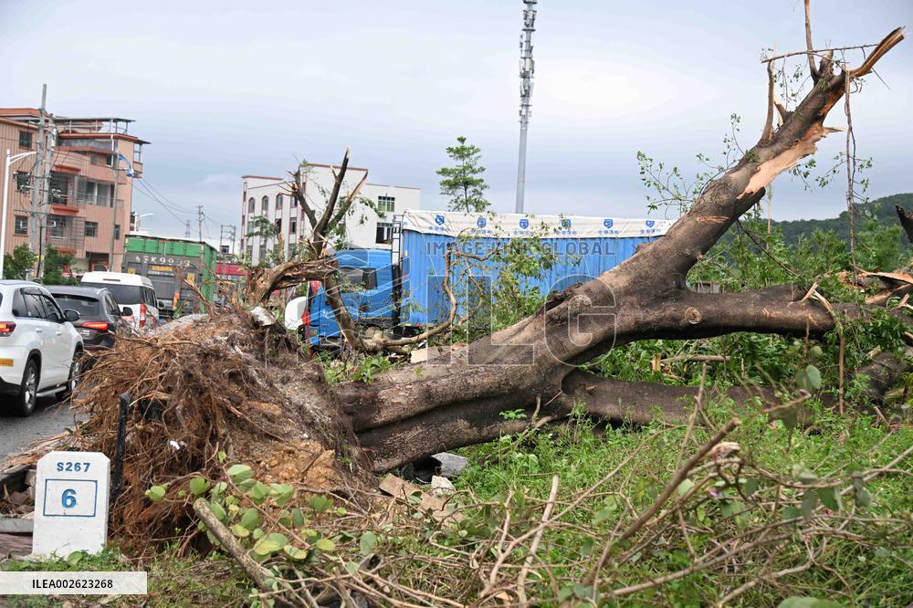 (SPOT NEWS)CHINA-GUANGDONG-TORNADO-AFTERMATH (CN)