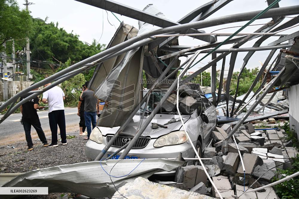 (SPOT NEWS)CHINA-GUANGDONG-TORNADO-AFTERMATH (CN)