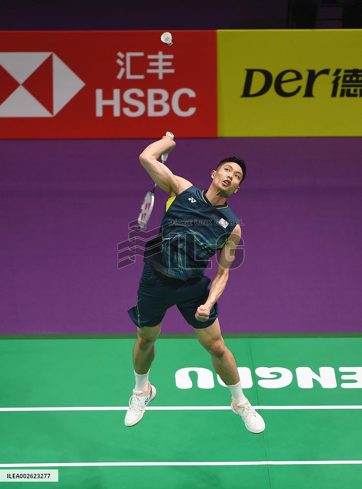 (SP)CHINA-CHENGDU-BADMINTON-THOMAS CUP-TPE VS GER(CN)