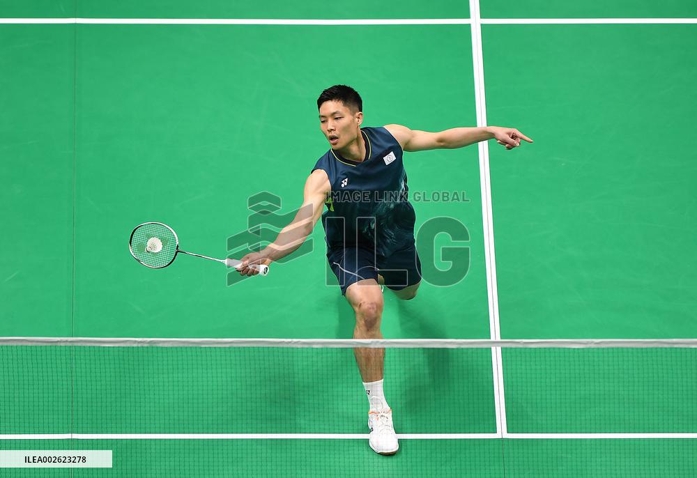 (SP)CHINA-CHENGDU-BADMINTON-THOMAS CUP-TPE VS GER(CN)