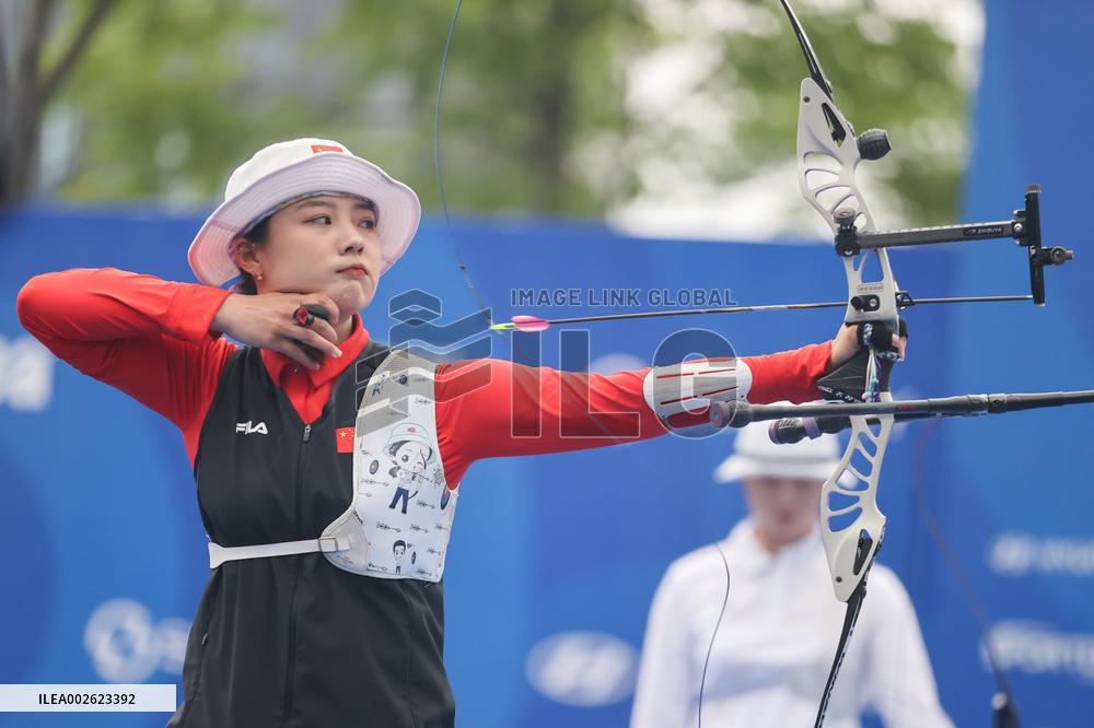 (SP)CHINA-SHANGHAI-ARCHERY WORLD CUP-STAGE 1 (CN)