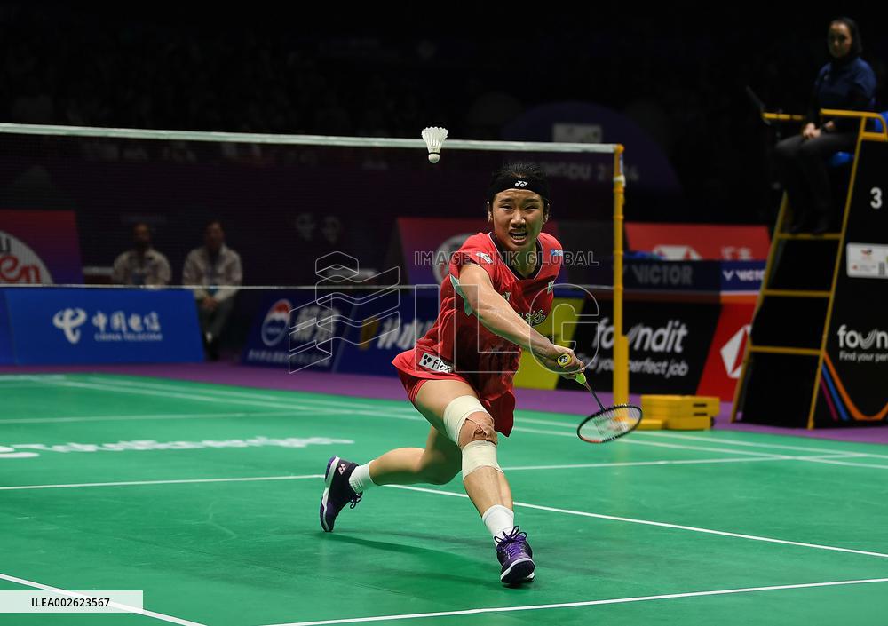 (SP)CHINA-CHENGDU-BADMINTON-UBER CUP-KOR VS USA(CN)