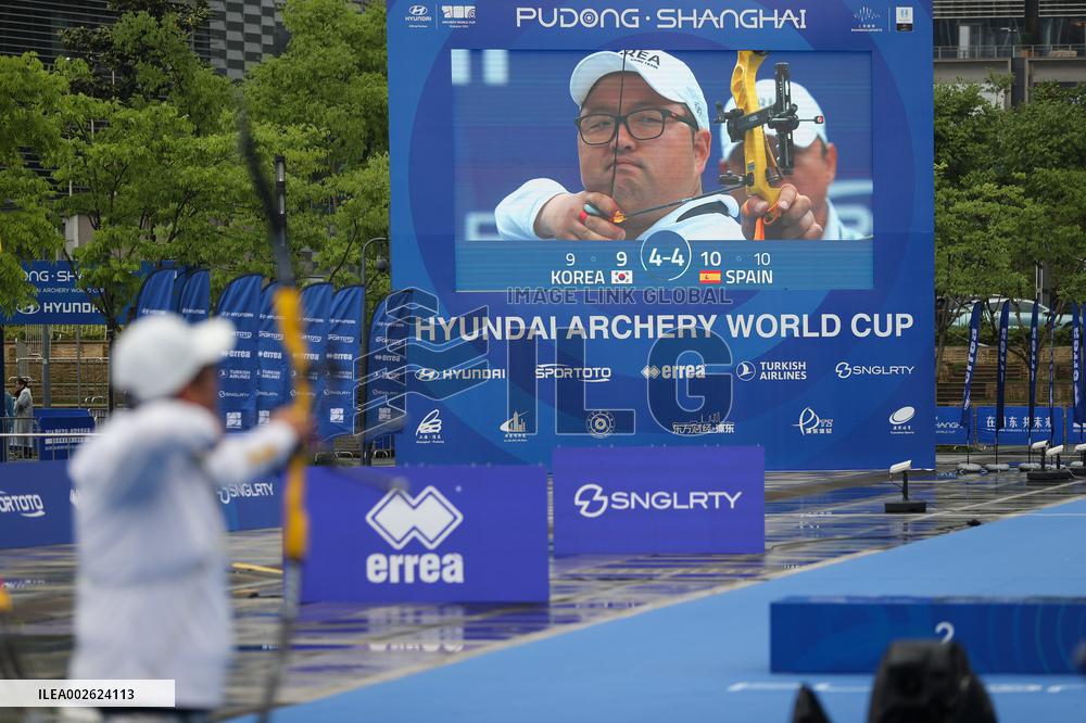 (SP)CHINA-SHANGHAI-ARCHERY WORLD CUP-STAGE 1 (CN)
