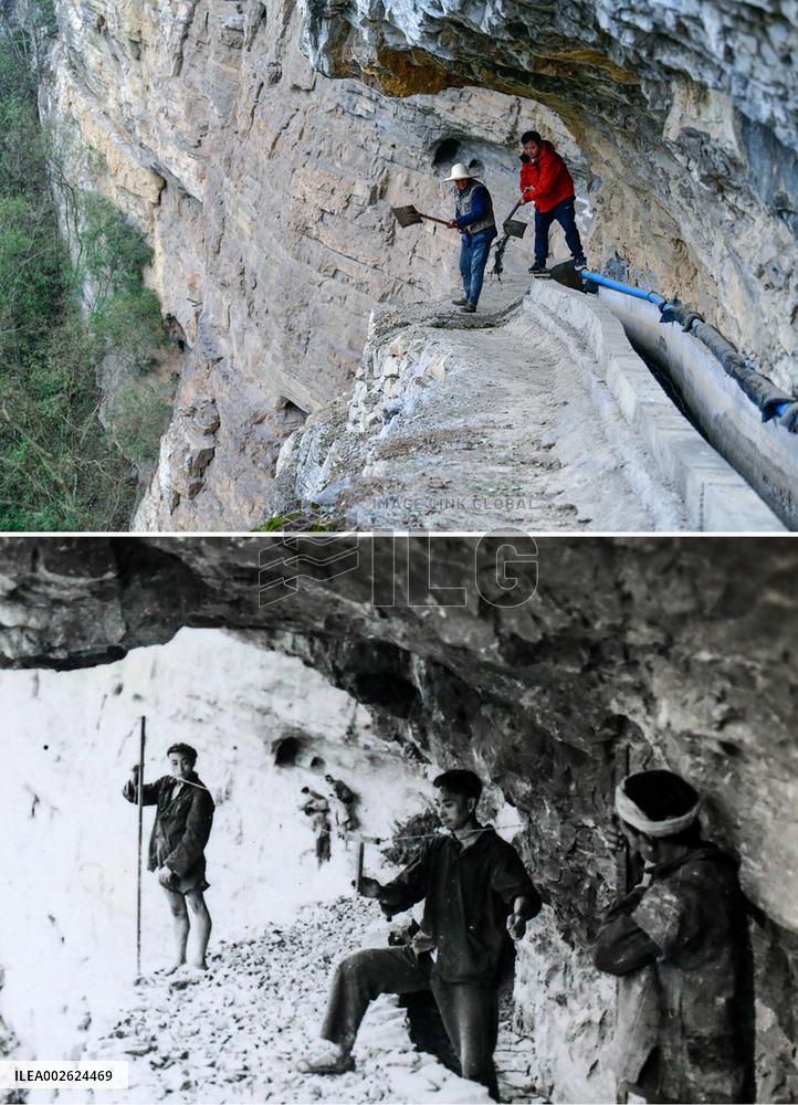 CHINA-GUIZHOU-BIJIE-CLIFF-CANAL-PROTECTION (CN)