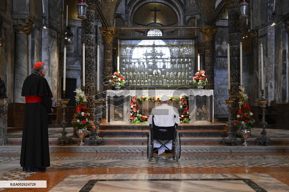 Pope Francis In Venice - Italy
